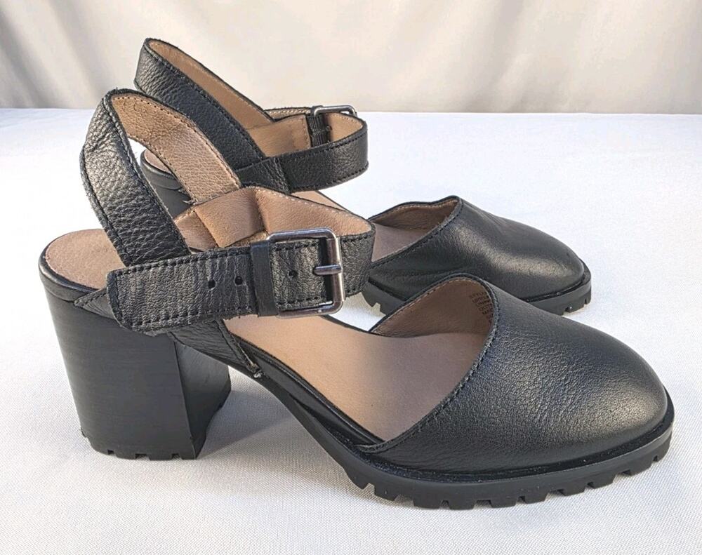Madewell The Claudie Women's Size 6 Mary Jane Shoes Heeled Lugsole Slingback